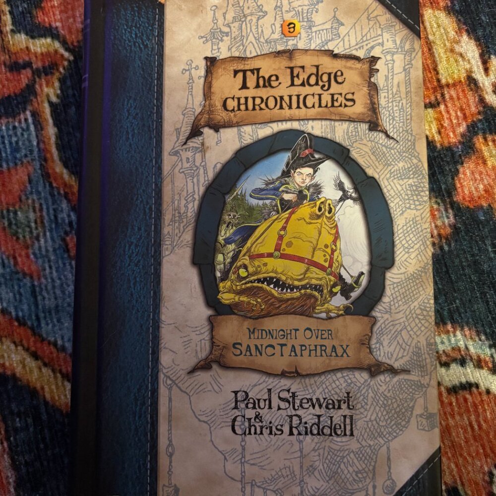 The Edge Chronicles Midnight Over Sanctaphra # 3  by Paul Stewart Hardcover